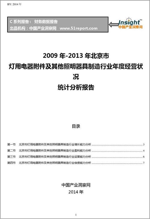 2009-2013年北京市燈用電器附件及其他照明器具制造行業(yè)經(jīng)營狀況分析